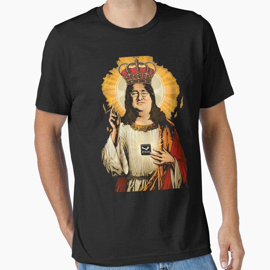Our Lord Gaben by 32randoms - Adult & Kids T-Shirts, Sweatshirts & Hoodies apparel design preview 1