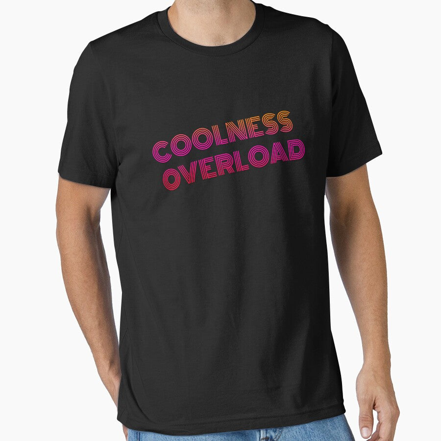Coolness Overload Retro 80s Sticker by - Adult & Kids T-Shirts, Sweatshirts & Hoodies apparel design preview 1