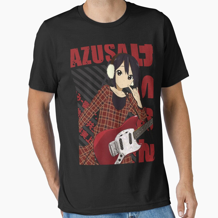 K-ON Azusa Nakano by Recup-Tout - Adult & Kids T-Shirts, Sweatshirts & Hoodies apparel design preview 1