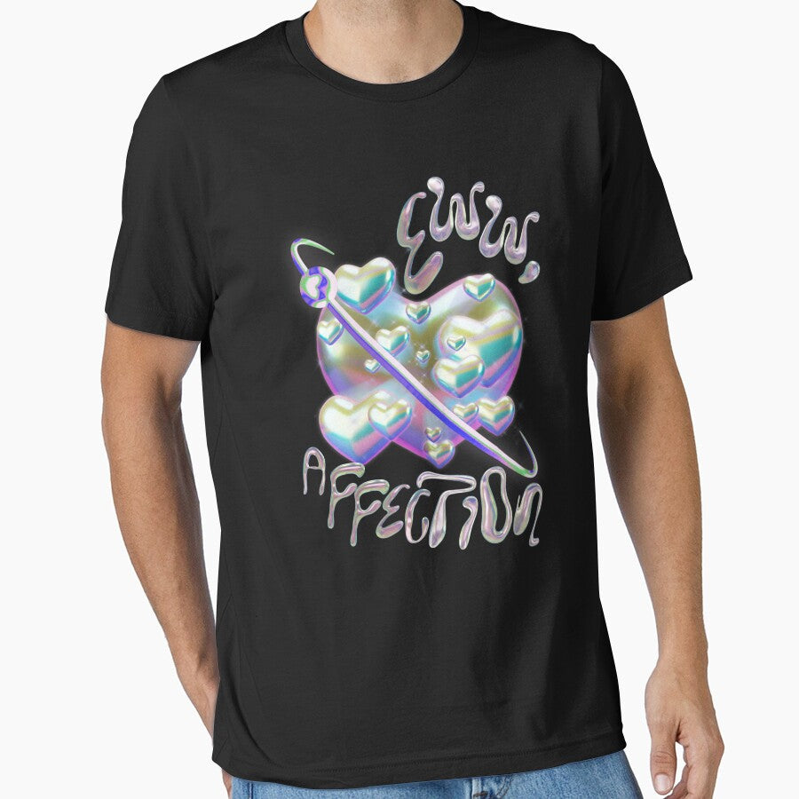 Ewww affection y2k design vaporwave vibe metallic - Adult & Kids T-Shirts, Sweatshirts & Hoodies apparel design preview 1