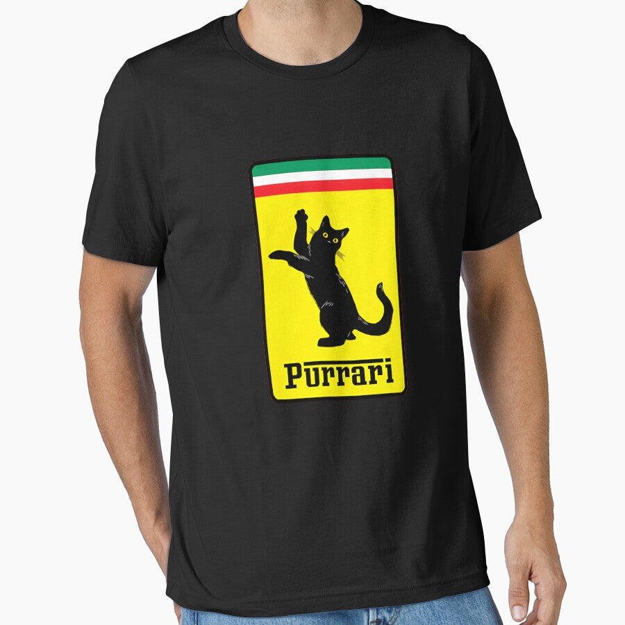 Purrari by salimafrani - Adult & Kids T-Shirts, Sweatshirts & Hoodies apparel design preview 1