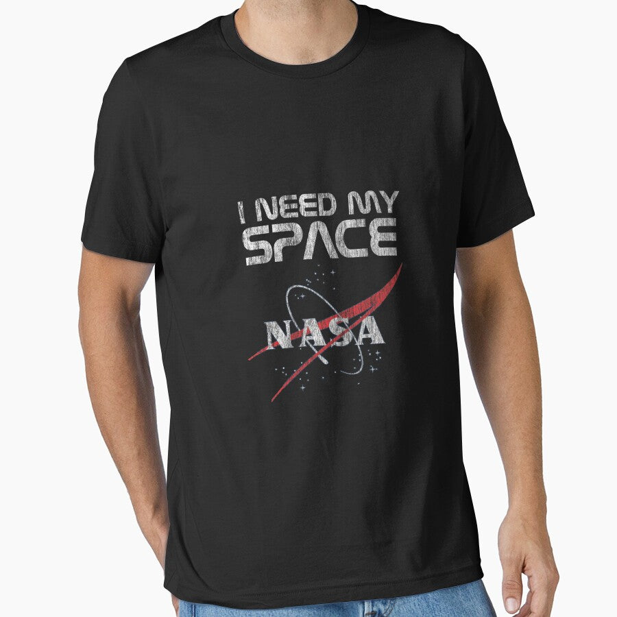 I Need My Space NASA Distressed Vintage Retro 163 by - Adult & Kids T-Shirts, Sweatshirts & Hoodies apparel design preview 1