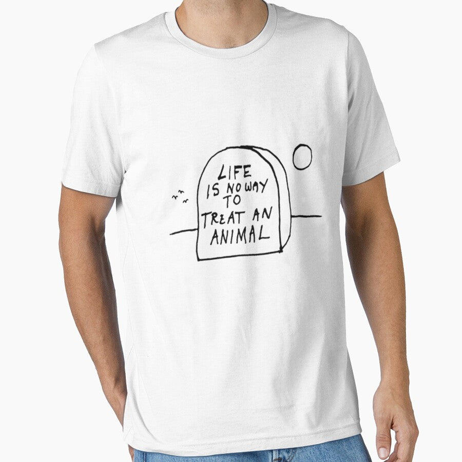 Life is no way to treat and animal by sqhetti - Adult & Kids T-Shirts, Sweatshirts & Hoodies apparel design preview 1