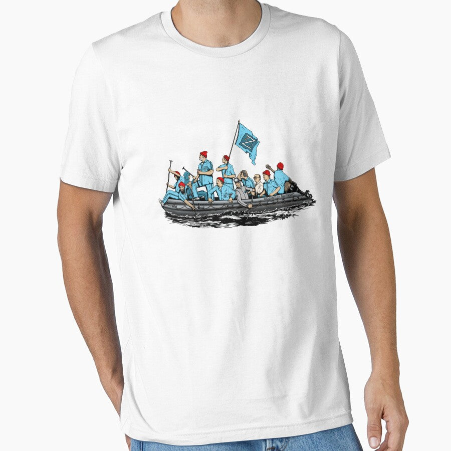 Team Zissou 2 by Tom Ledin - Adult & Kids T-Shirts, Sweatshirts & Hoodies apparel design preview 1