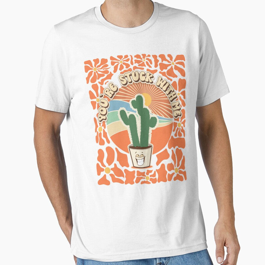 Mothers day plant lover groovy gunny cactus joke by - Adult & Kids T-Shirts, Sweatshirts & Hoodies apparel design preview 1
