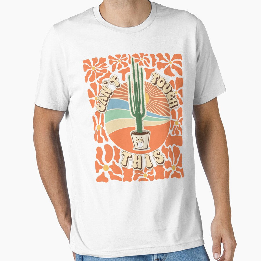 Mothers day plant lover groovy sarcastic cactus funny - Adult & Kids T-Shirts, Sweatshirts & Hoodies apparel design preview 1