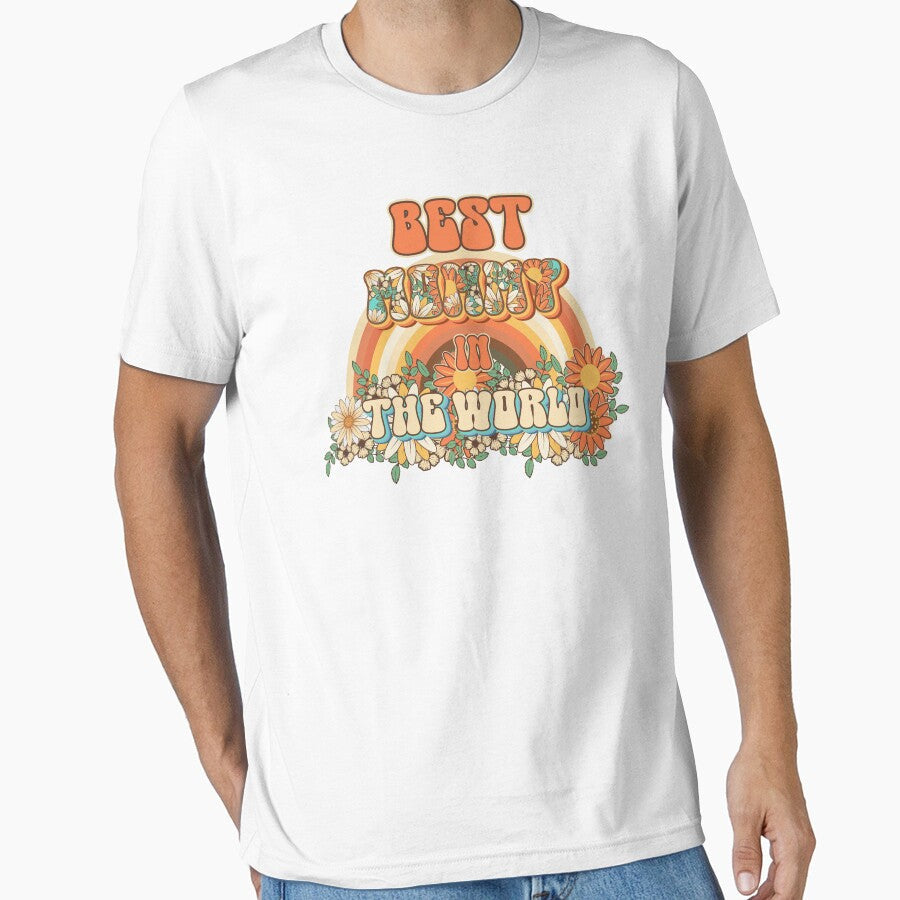 Best mommy in the world Groovy gift for mothers and - Adult & Kids T-Shirts, Sweatshirts & Hoodies apparel design preview 1