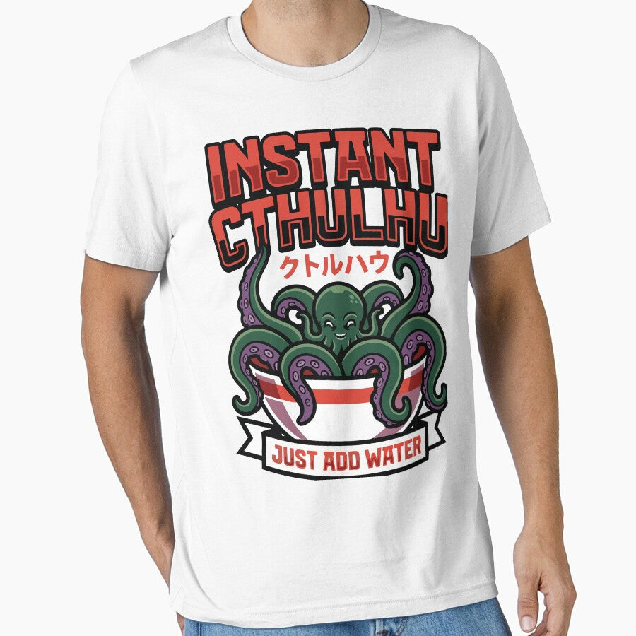Instant Cthulhu by tigrootiger - Adult & Kids T-Shirts, Sweatshirts & Hoodies apparel design preview 1