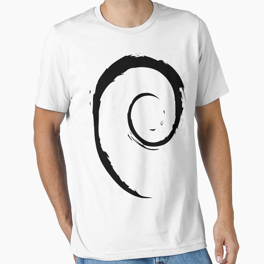 Debian Black by carcdr - Adult & Kids T-Shirts, Sweatshirts & Hoodies apparel design preview 1