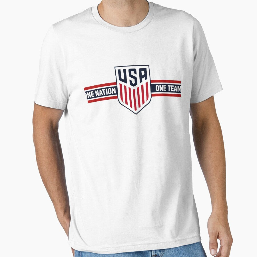 One Nation Team USA Soccer World Cup 2026 by - Adult & Kids T-Shirts, Sweatshirts & Hoodies apparel design preview 1