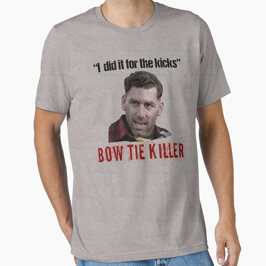 Problem Child Bow Tie Killer Quote by MimiDezines - Adult & Kids T-Shirts, Sweatshirts & Hoodies apparel design preview 1