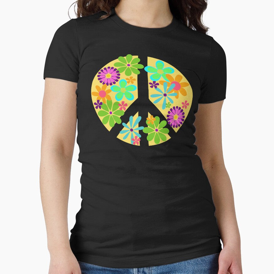 Peace Out Groovy Sign by Gidget26 - Adult & Kids T-Shirts, Sweatshirts & Hoodies apparel design preview 1