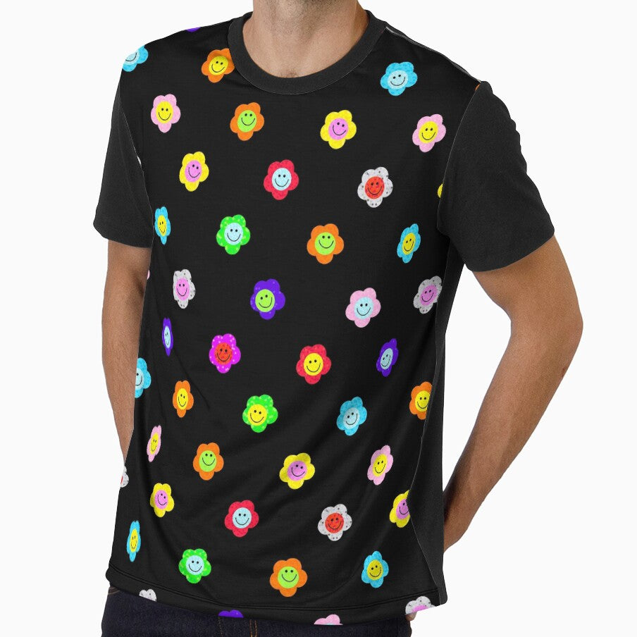 90s flower stickers by almaexistente - Adult & Kids T-Shirts, Sweatshirts & Hoodies apparel design preview 1