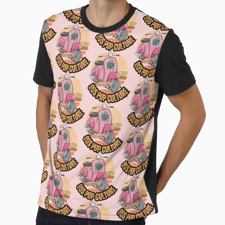 90s-Inspired Retro Art by Clavrox - Adult & Kids T-Shirts, Sweatshirts & Hoodies apparel design preview 1