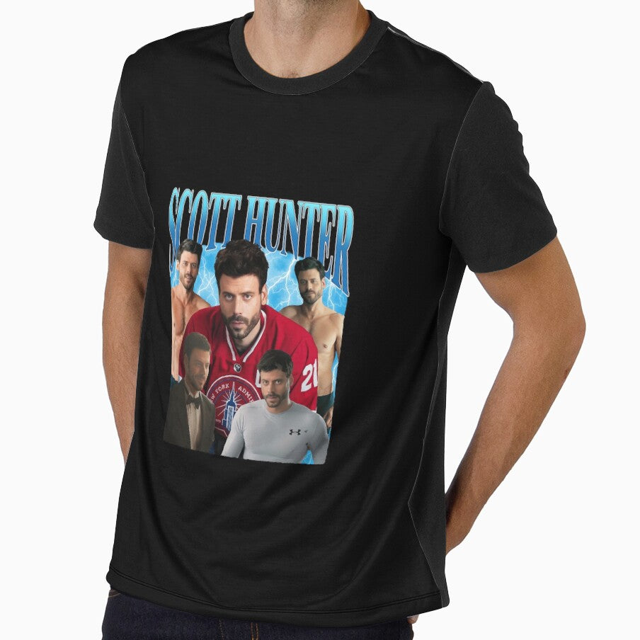 Scott Hunter 90S by HADIYAGIFT - Adult & Kids T-Shirts, Sweatshirts & Hoodies apparel design preview 1