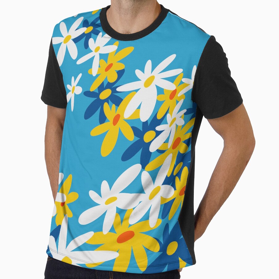 Stay Groovy Retro Flowers 90s by PDMT - Adult & Kids T-Shirts, Sweatshirts & Hoodies apparel design preview 1