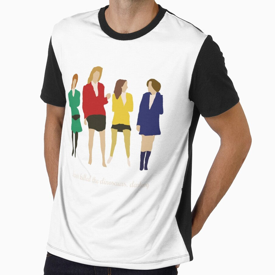 Heathers Chaos Killed the Dinosaurs by lindsayxo - Adult & Kids T-Shirts, Sweatshirts & Hoodies apparel design preview 1