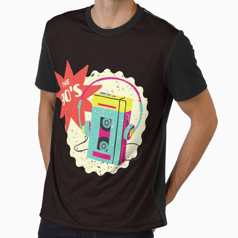 The 90's Walkman by Snapdragon Designs - Adult & Kids T-Shirts, Sweatshirts & Hoodies apparel design preview 1