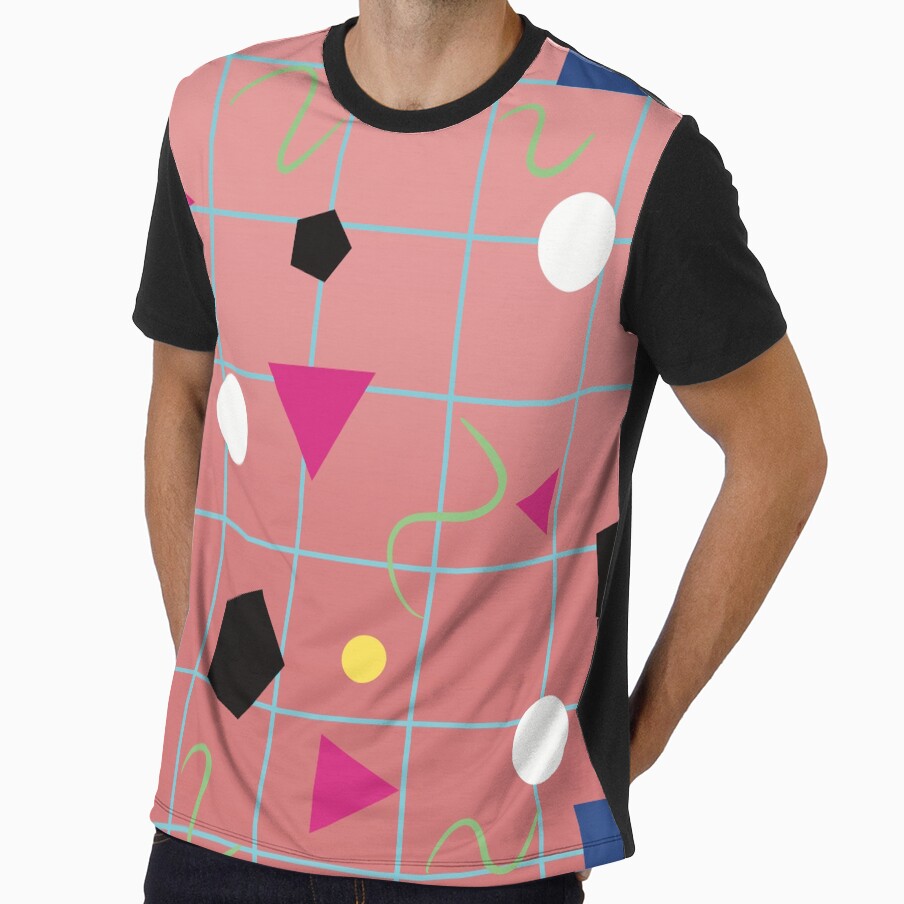90s Bubblegum Kitsch Aesthetic by cheeseykat-art - Adult & Kids T-Shirts, Sweatshirts & Hoodies apparel design preview 1