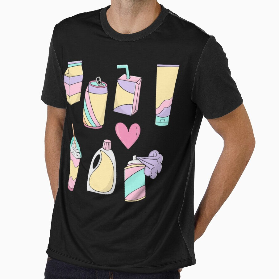 Aesthetic 90's retro nostalgia girl by NormanDrolette - Adult & Kids T-Shirts, Sweatshirts & Hoodies apparel design preview 1