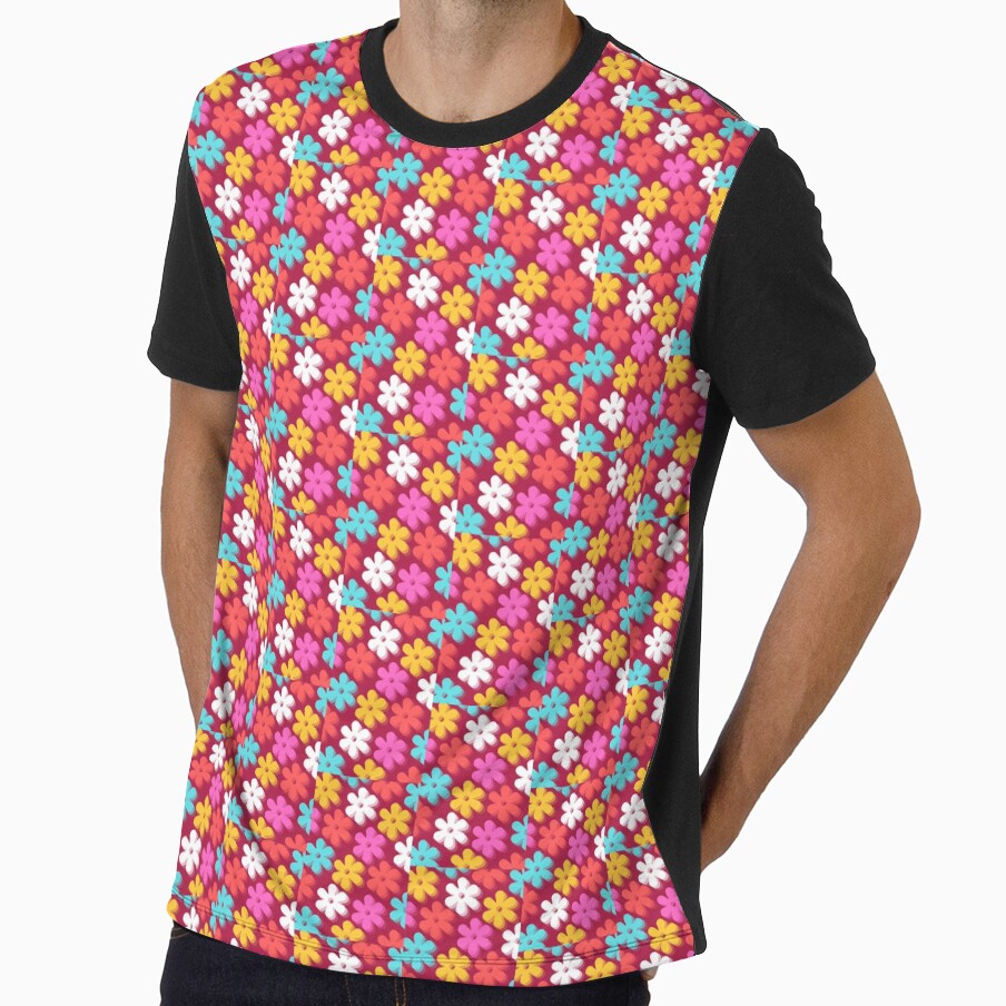 Groovy Flowers by Cozy Historian - Adult & Kids T-Shirts, Sweatshirts & Hoodies apparel design preview 1