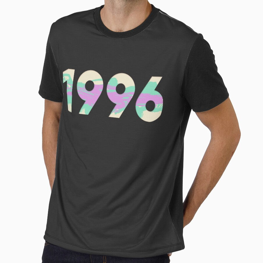 1996 (Retro) by Ellen Keeton - Adult & Kids T-Shirts, Sweatshirts & Hoodies apparel design preview 1