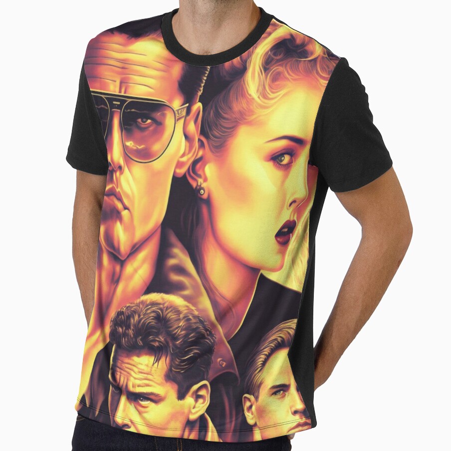 90s Movie poster aesthetic design by Corazo - Adult & Kids T-Shirts, Sweatshirts & Hoodies apparel design preview 1