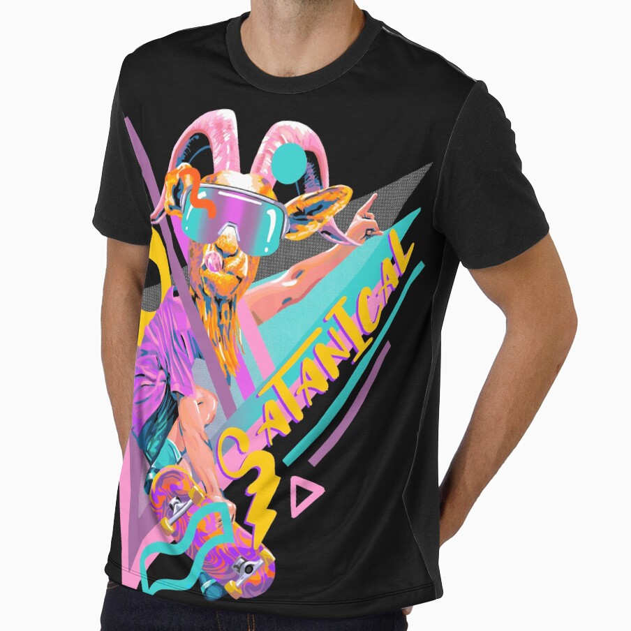 Radical Satanical by Joanne Neubauer - Adult & Kids T-Shirts, Sweatshirts & Hoodies apparel design preview 1