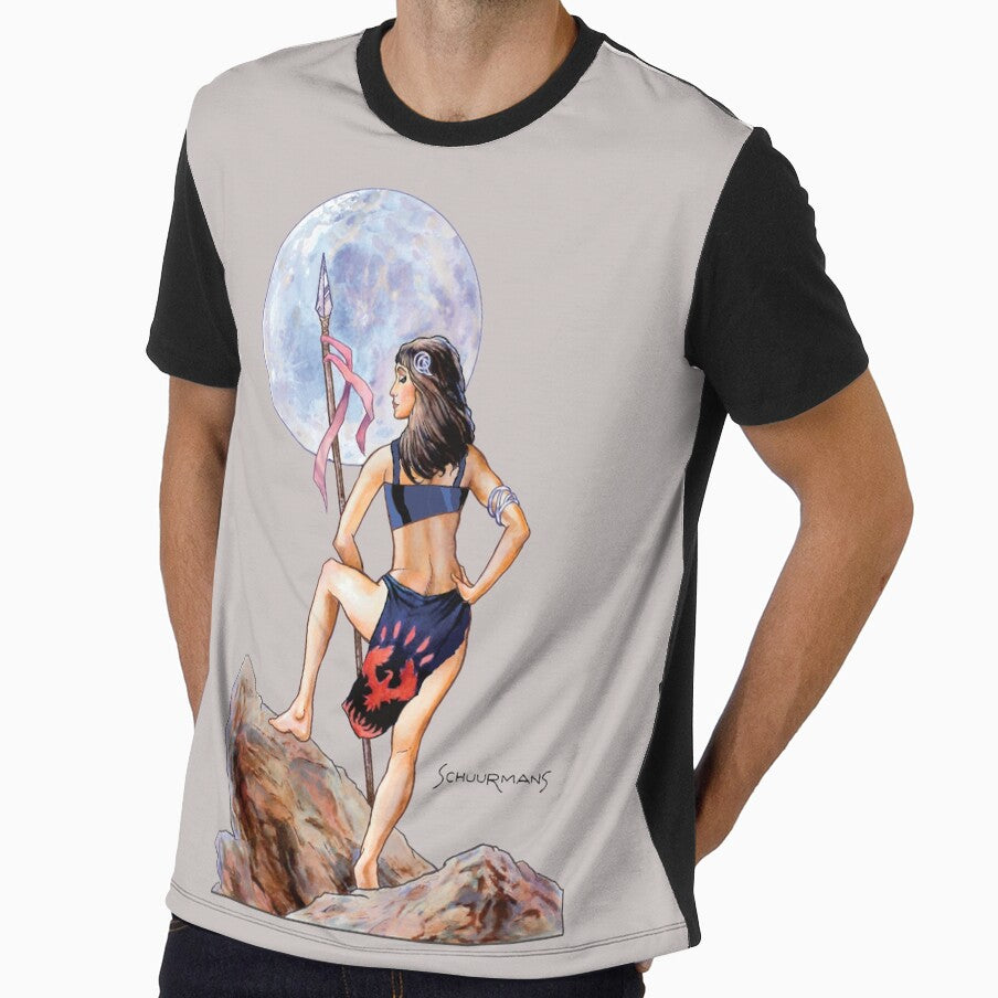 Mujer Guerrera by Schuurart - Adult & Kids T-Shirts, Sweatshirts & Hoodies apparel design preview 1