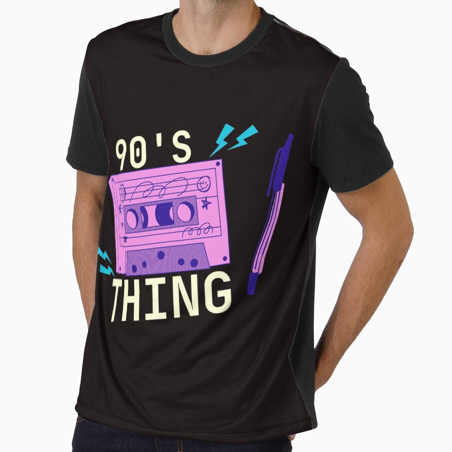 90s Thing Cassette by Snapdragon Designs - Adult & Kids T-Shirts, Sweatshirts & Hoodies apparel design preview 1