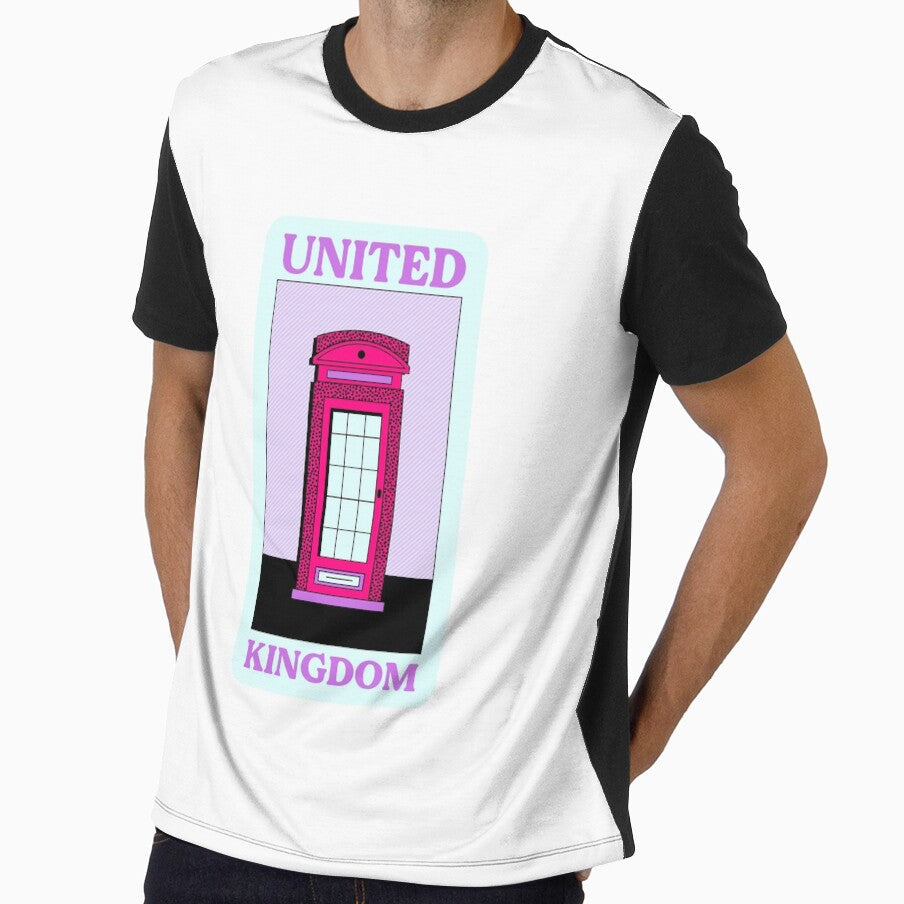 Pink Telephone Booth by ridnaledesigner - Adult & Kids T-Shirts, Sweatshirts & Hoodies apparel design preview 1