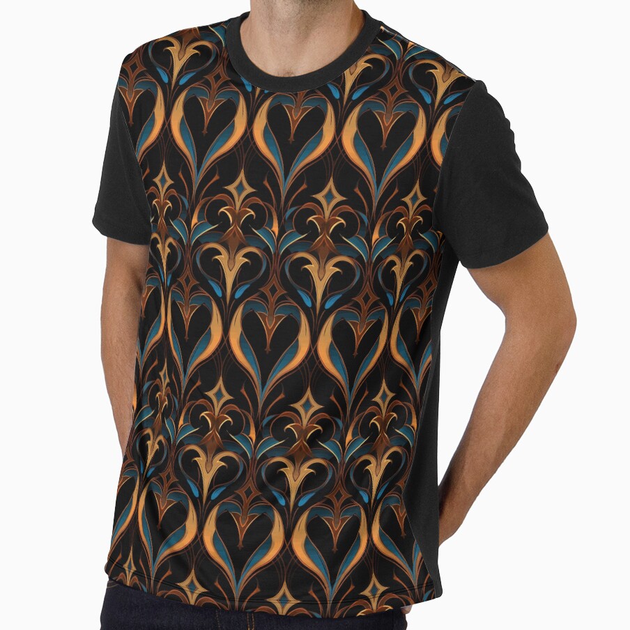 Groovy 70's pattern by muskitt - Adult & Kids T-Shirts, Sweatshirts & Hoodies apparel design preview 1