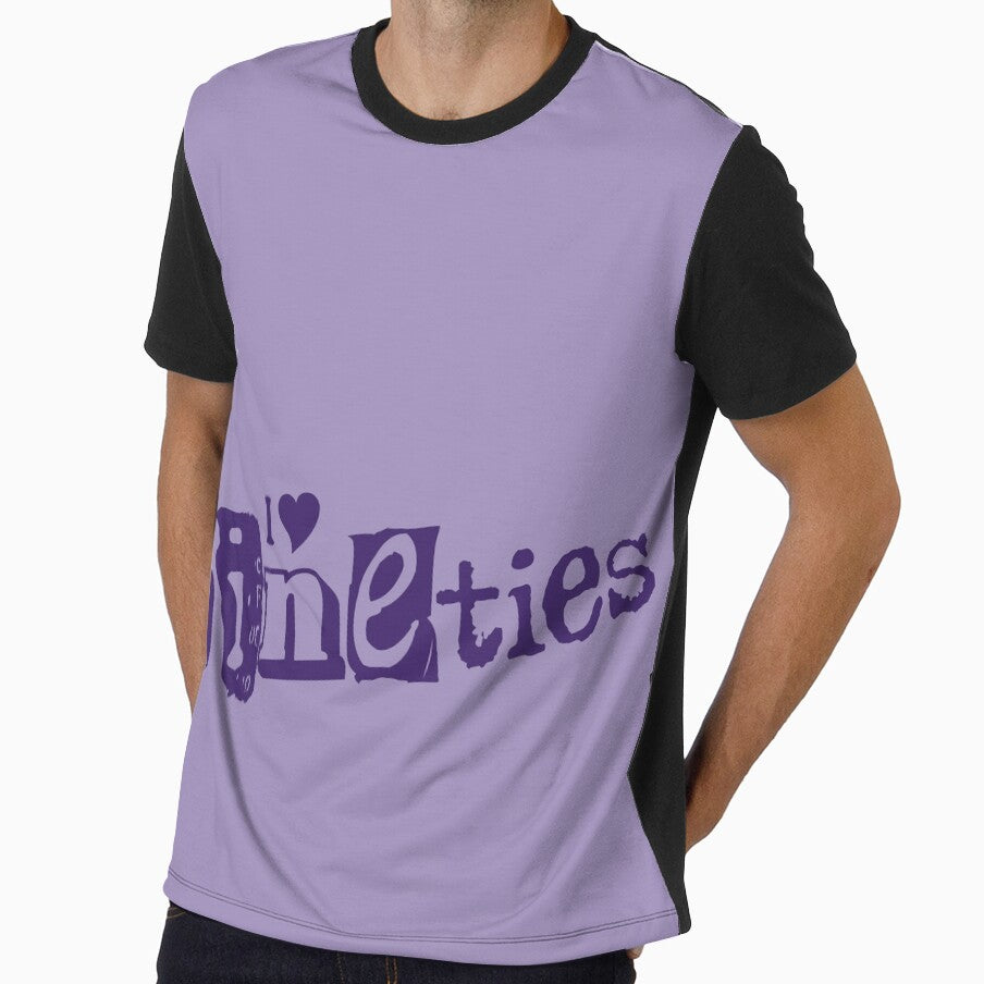 I Love Nineties by visualcraftsman - Adult & Kids T-Shirts, Sweatshirts & Hoodies apparel design preview 1
