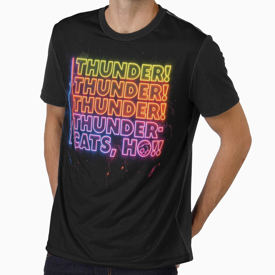 Lion Neon Call by keythxctrs - Adult & Kids T-Shirts, Sweatshirts & Hoodies apparel design preview 1
