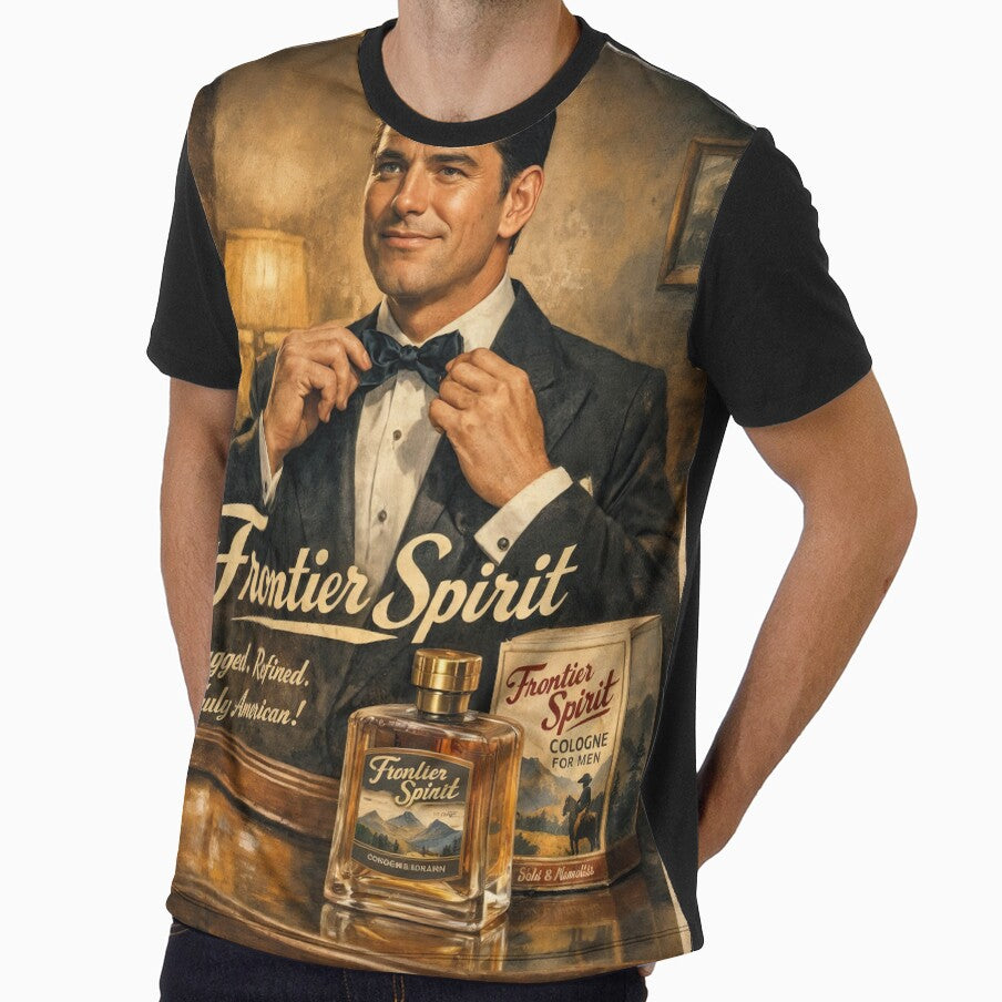 Frontier Spirit Rugged Elegance for the Modern Man by - Adult & Kids T-Shirts, Sweatshirts & Hoodies apparel design preview 1