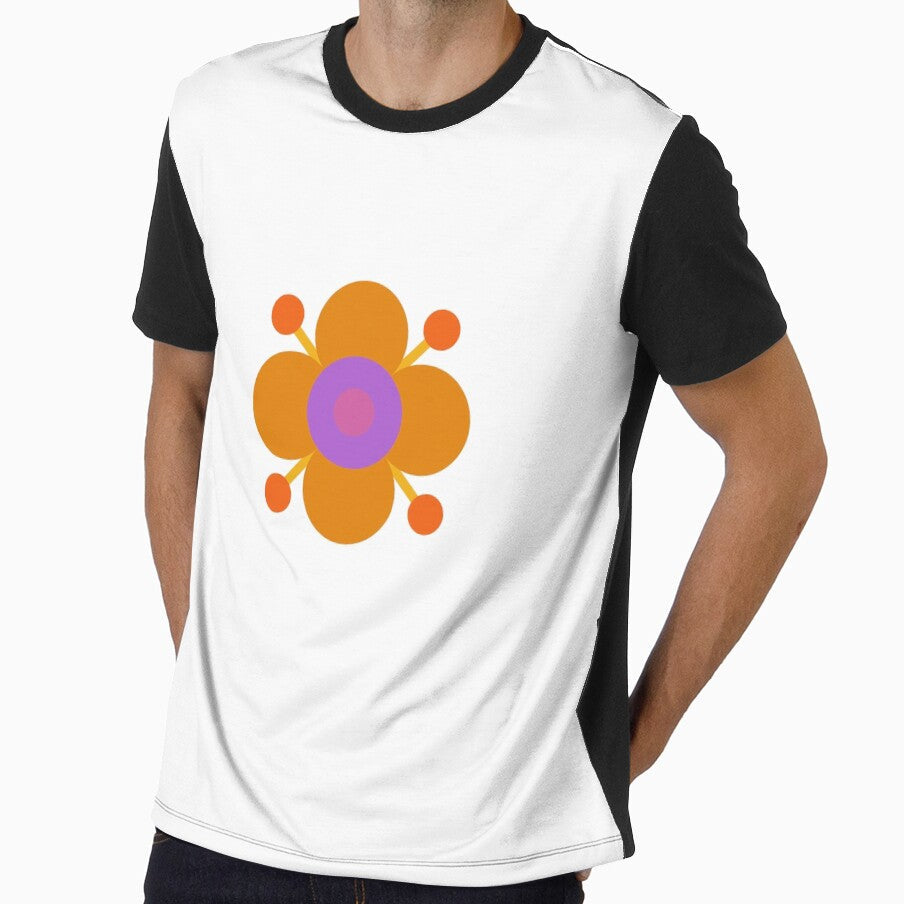 Retro Hippi Flower by Inspirationmotivation - Adult & Kids T-Shirts, Sweatshirts & Hoodies apparel design preview 1