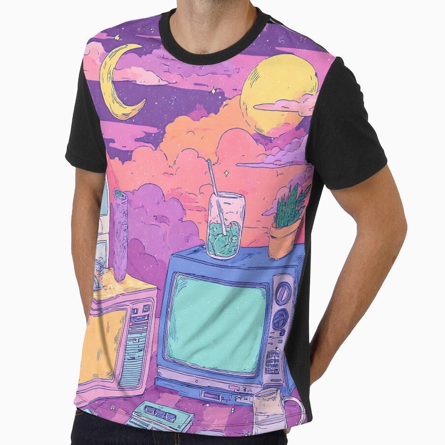 Classic 90s Aesthetic by bapupa - Adult & Kids T-Shirts, Sweatshirts & Hoodies apparel design preview 1