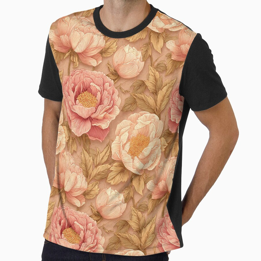Flourishing Rose Flower Floral Pattern Graduation - Adult & Kids T-Shirts, Sweatshirts & Hoodies apparel design preview 1