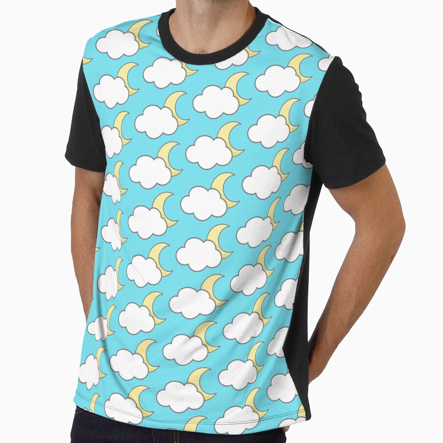 Moon and Clound by De-MonTe - Adult & Kids T-Shirts, Sweatshirts & Hoodies apparel design preview 1