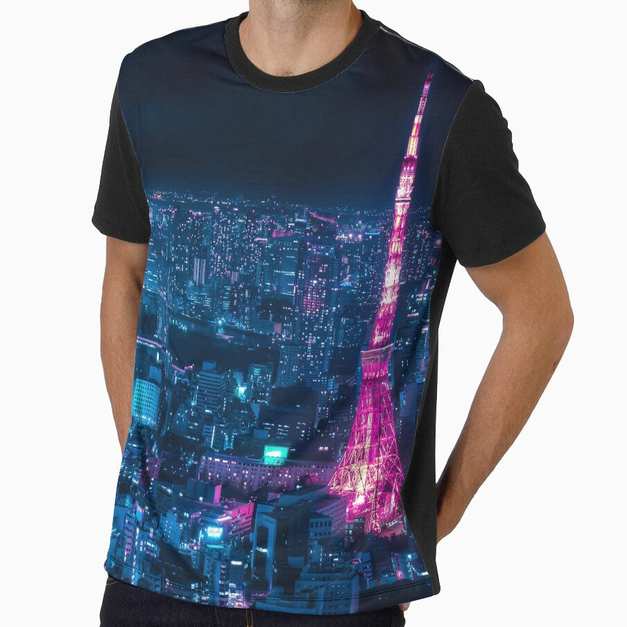 Tokyo Tower by TokyoLuv - Adult & Kids T-Shirts, Sweatshirts & Hoodies apparel design preview 1