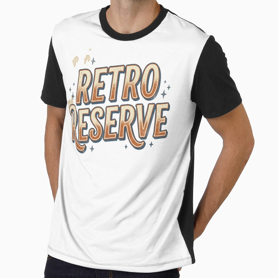 Retro reserve brand by CREATINGMAD - Adult & Kids T-Shirts, Sweatshirts & Hoodies apparel design preview 1
