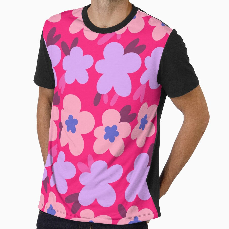 Stay Groovy Retro Flowers 3 by PDMT - Adult & Kids T-Shirts, Sweatshirts & Hoodies apparel design preview 1