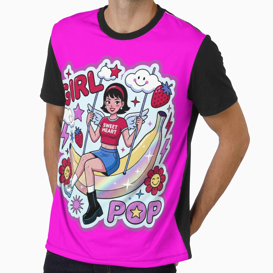 80s-90s retro kidcore style design Y2K by - Adult & Kids T-Shirts, Sweatshirts & Hoodies apparel design preview 1