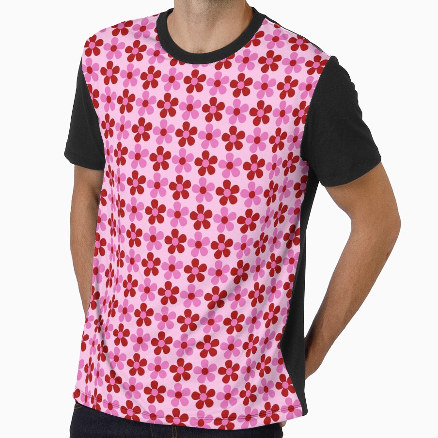 Groovy Retro Flower by Glimsy - Adult & Kids T-Shirts, Sweatshirts & Hoodies apparel design preview 1