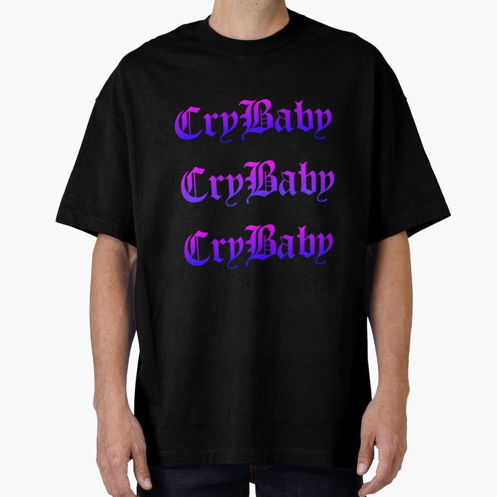 CRYBABY Purple And Blue Gradient Trio by OSAKI - Adult & Kids T-Shirts, Sweatshirts & Hoodies apparel design preview 1