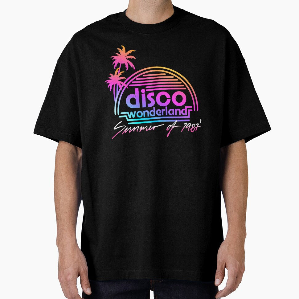 DISCO WONDERLAND SUMMER OF 1987 by DiscoDiscoMx - Adult & Kids T-Shirts, Sweatshirts & Hoodies apparel design preview 1