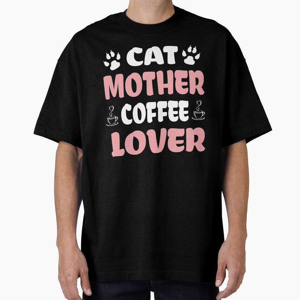 Cat Mother Coffee Lover by TwistedTeeCo - Adult & Kids T-Shirts, Sweatshirts & Hoodies apparel design preview 1