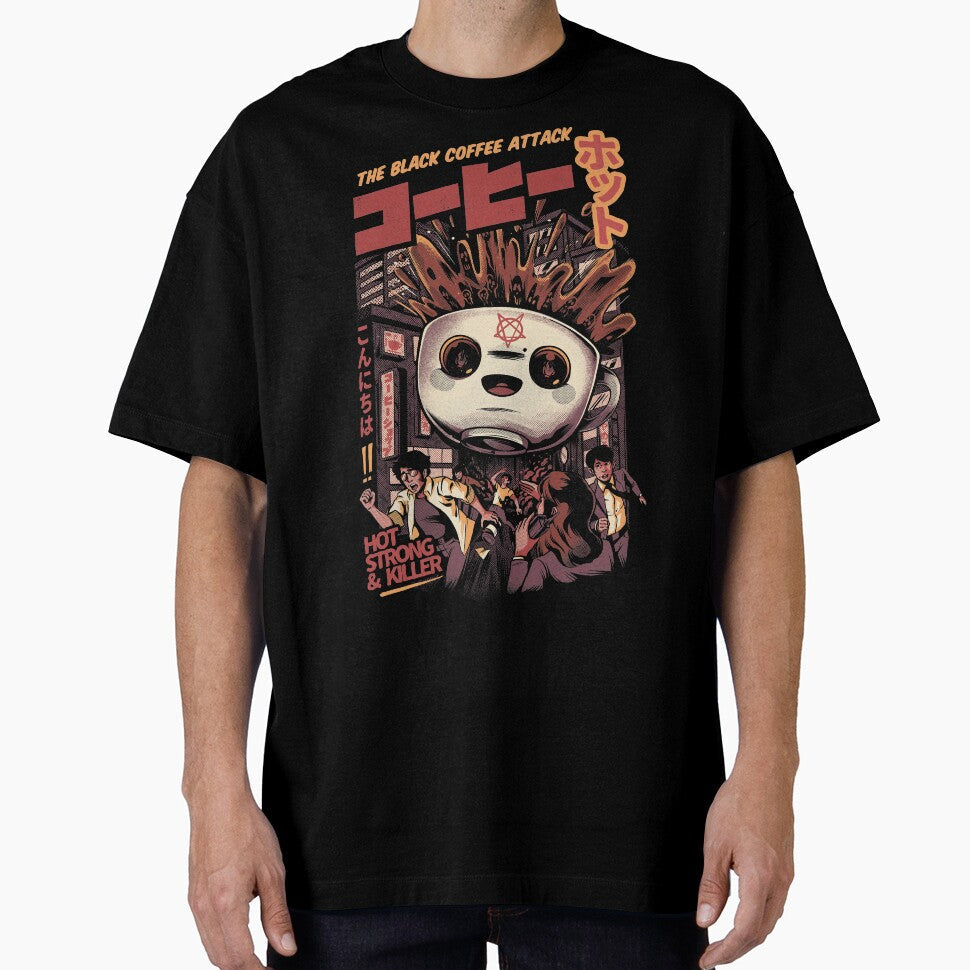 Black magic coffee by Ilustrata® - Adult & Kids T-Shirts, Sweatshirts & Hoodies apparel design preview 1