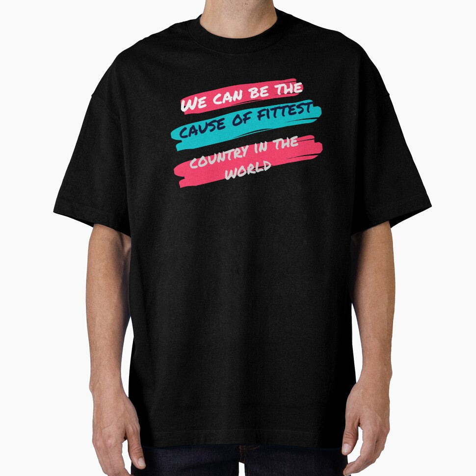 Fittest country/Healthy lifestyle design by H coholic - Adult & Kids T-Shirts, Sweatshirts & Hoodies apparel design preview 1
