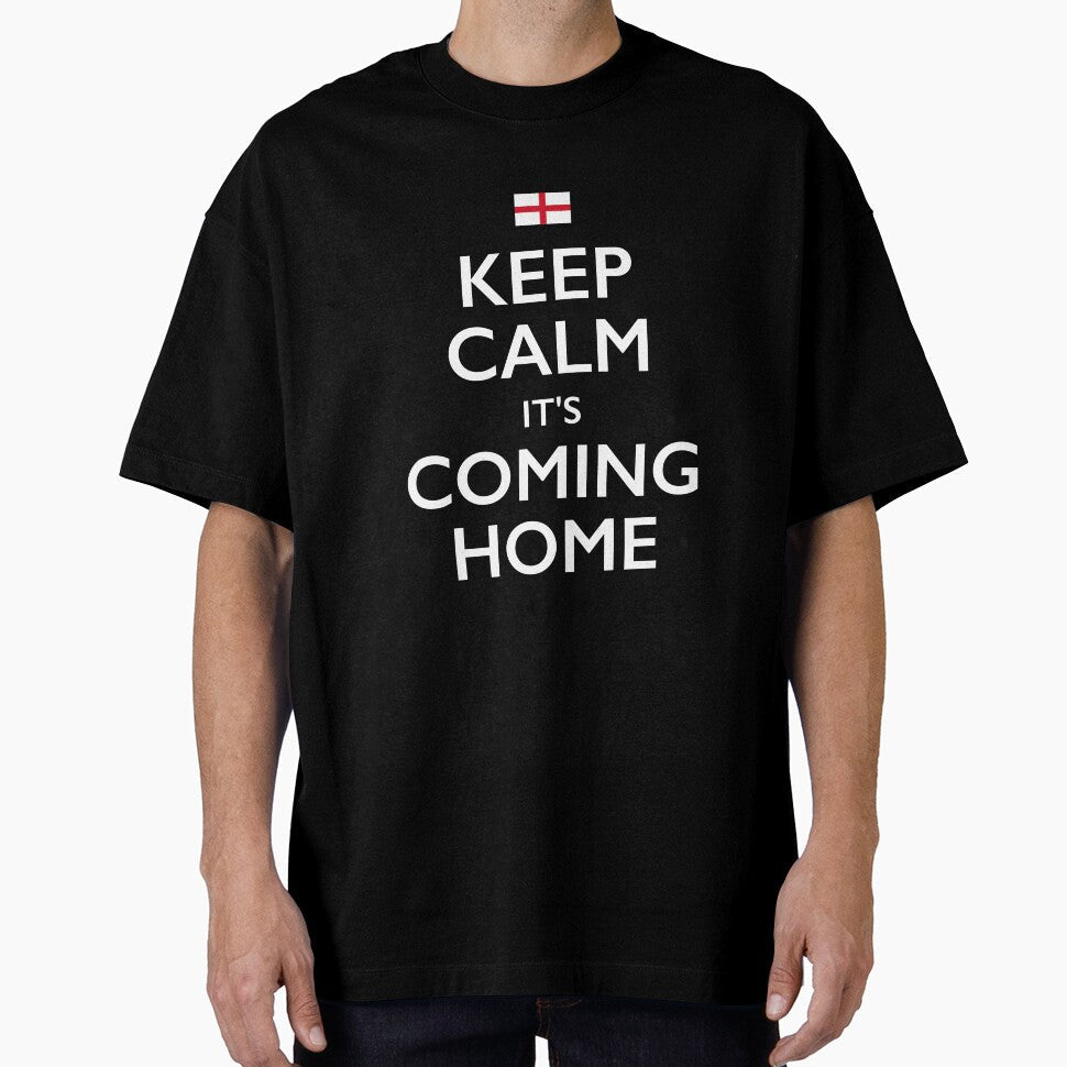 Keep Calm It's Coming Home England by Flying South - Adult & Kids T-Shirts, Sweatshirts & Hoodies apparel design preview 1